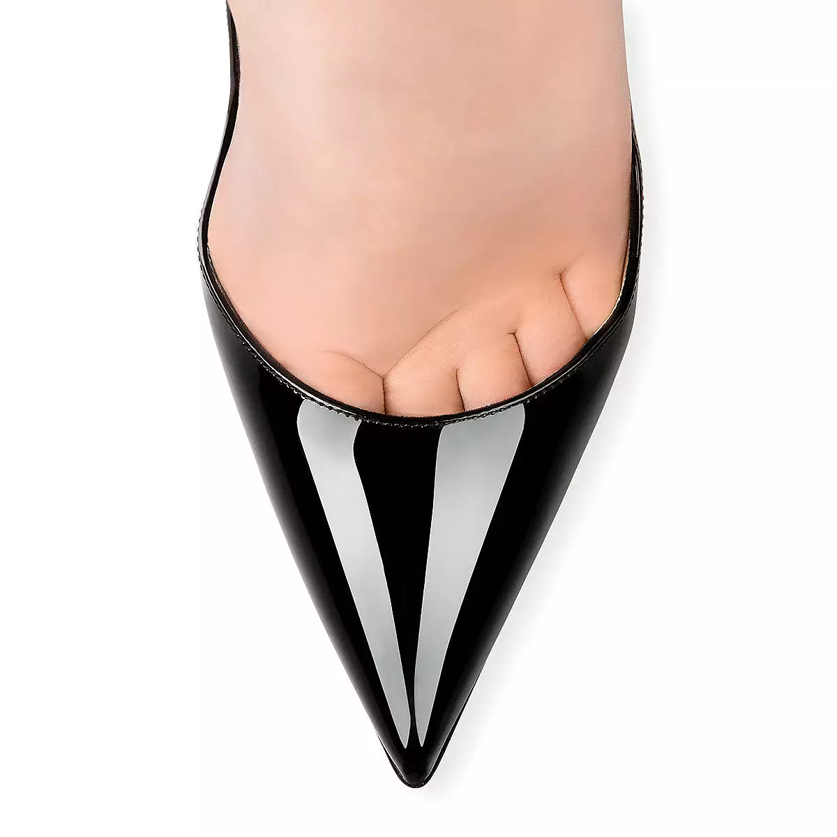 8cm 10cm 12cm Pointed Toe Slip On High Heel Pumps