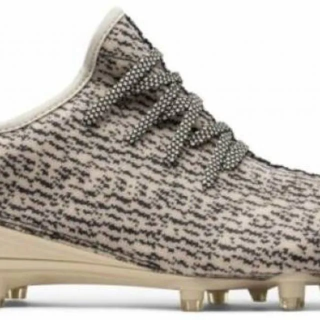 Adidas x kanye west yeezy 350 turtledove football cleats rare mens size 16