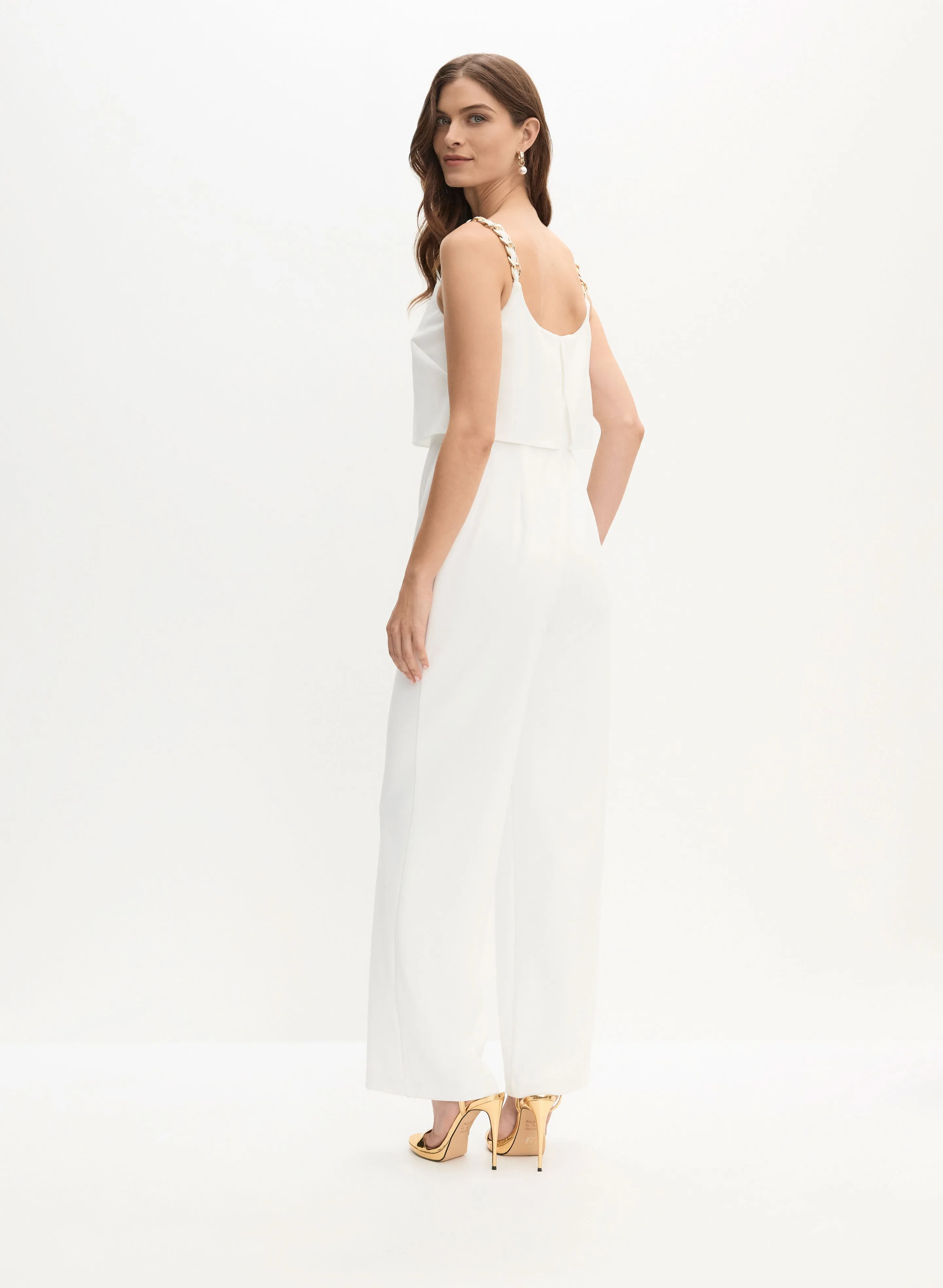 Adrianna Papell - Chain Strap Jumpsuit