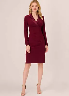 Adrianna Papell Jersey Tuxedo Dress