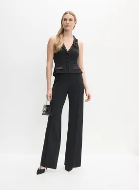 Adrianna Papell - Tuxedo Vest Jumpsuit