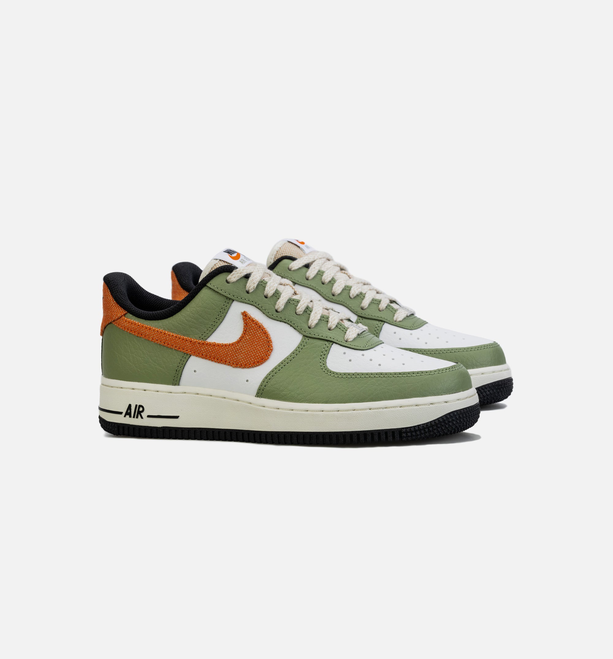 Air Force 1 '07 Oil Green Mens Lifestyle Shoe - Green/Orange