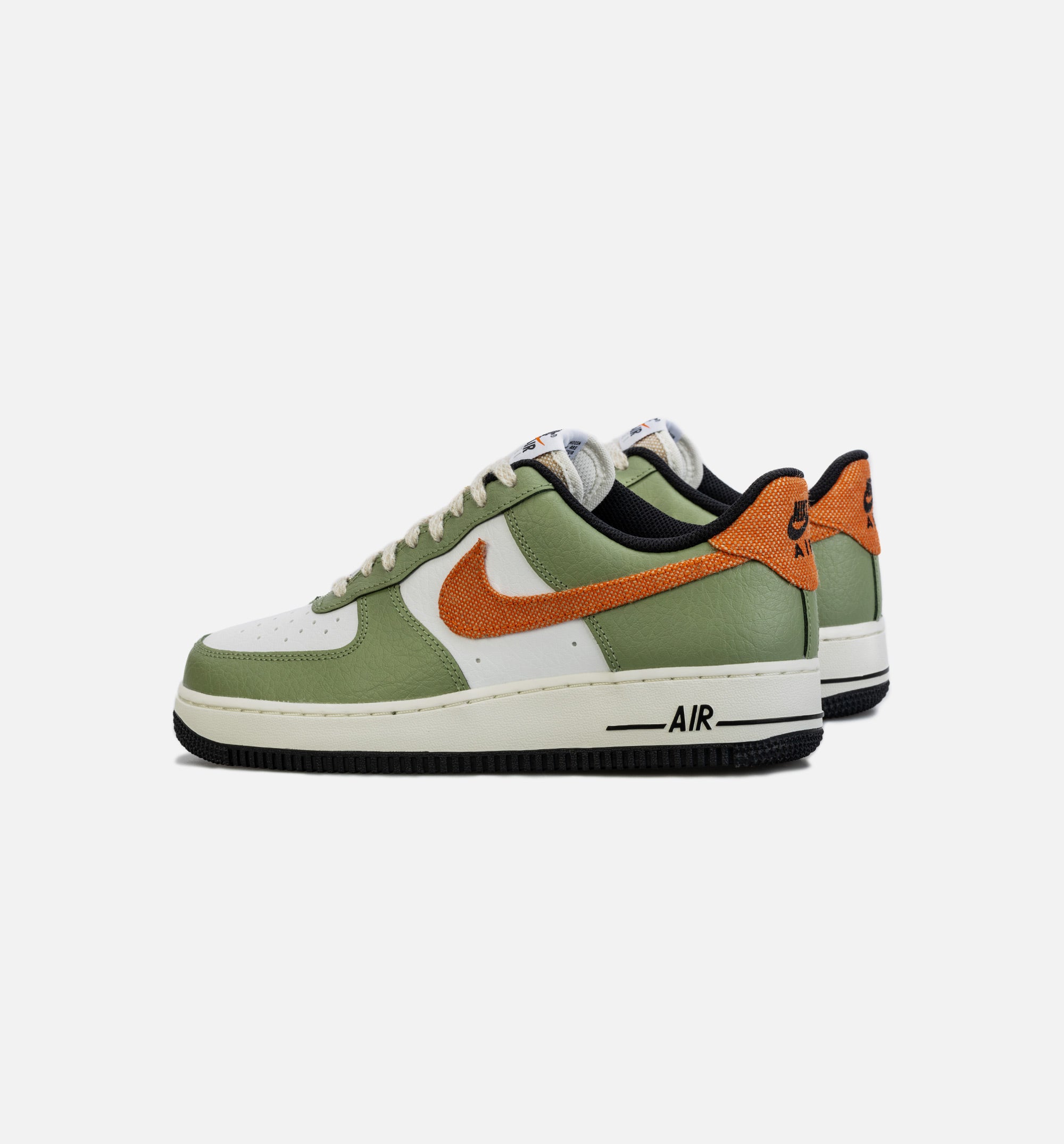 Air Force 1 '07 Oil Green Mens Lifestyle Shoe - Green/Orange