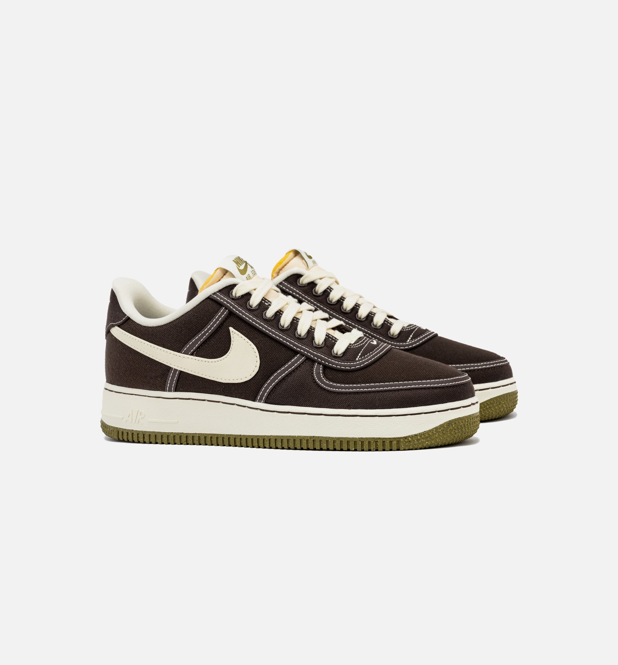 Air Force 1 '07 Premium Baroque Brown Mens Lifestyle Shoe - Baroque Brown/Coconut Milk/Pacific Moss