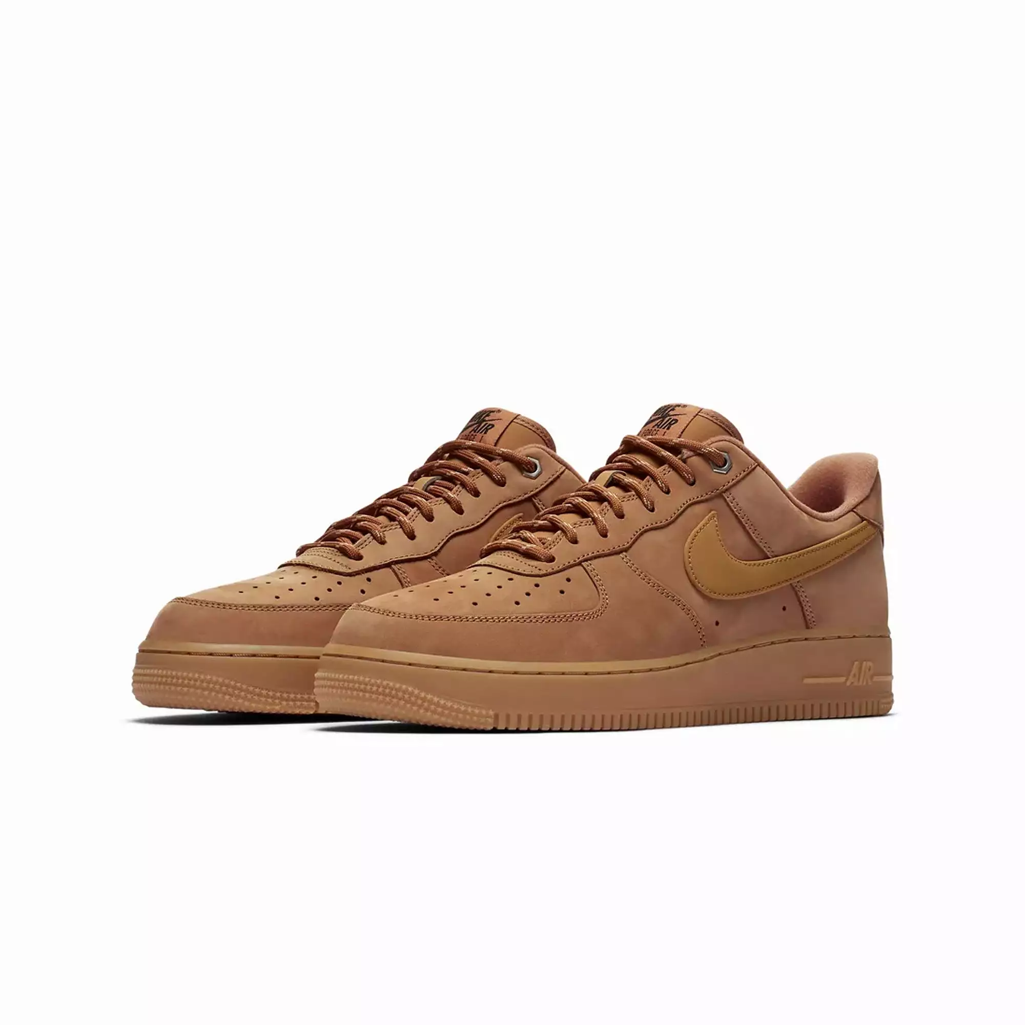 AIR FORCE 1 '07 WB 'FLAX/WHEAT-GUM LIGHT BROWN-BLACK'