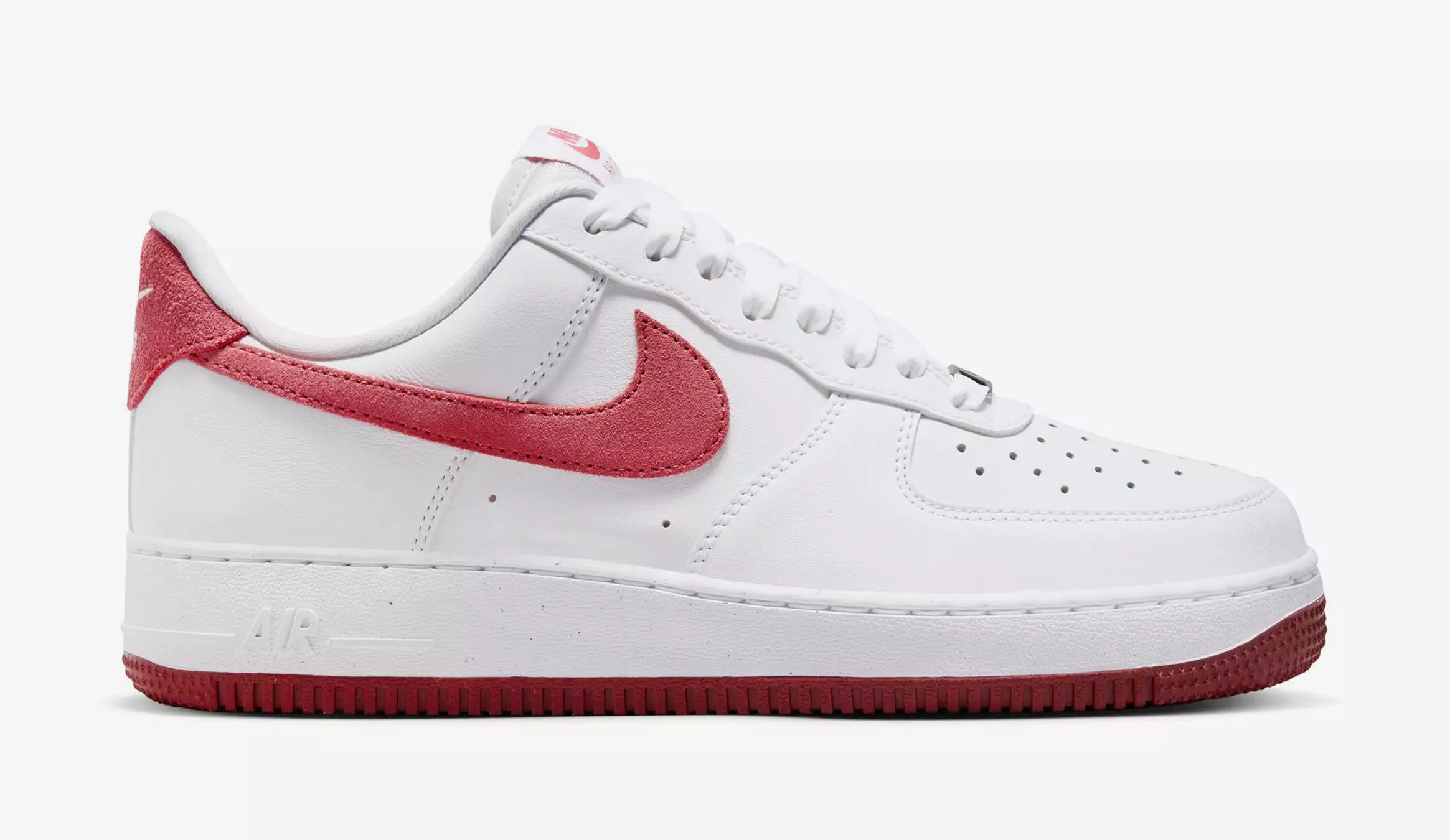 Air Force 1 Low Adobe Womens Basketball Shoes (White/Team Red/Dragon Red/Adobe)