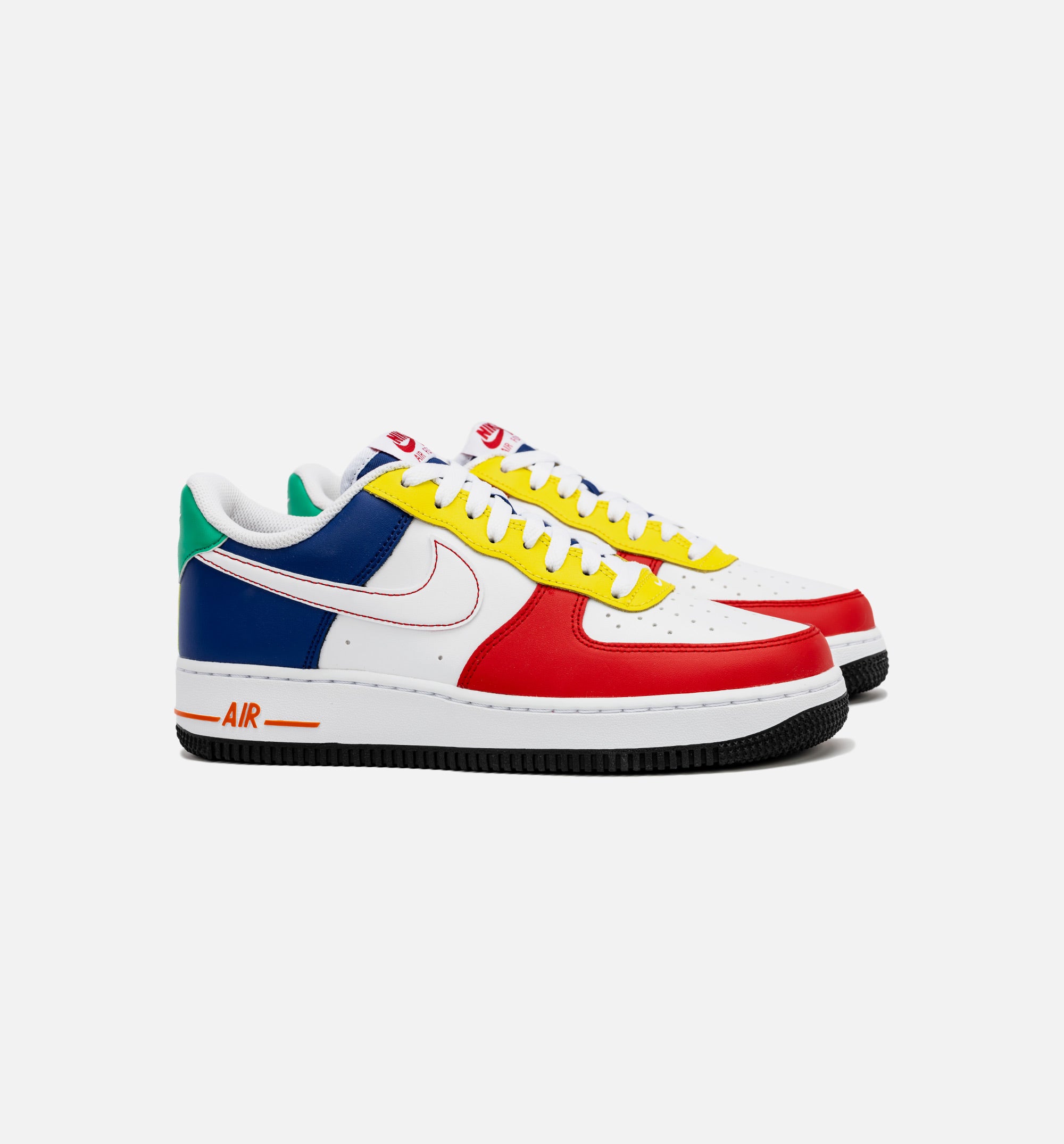 Air Force 1 Low Rubik’s Cube Mens Lifestyle Shoe - Red/Yellow/Blue