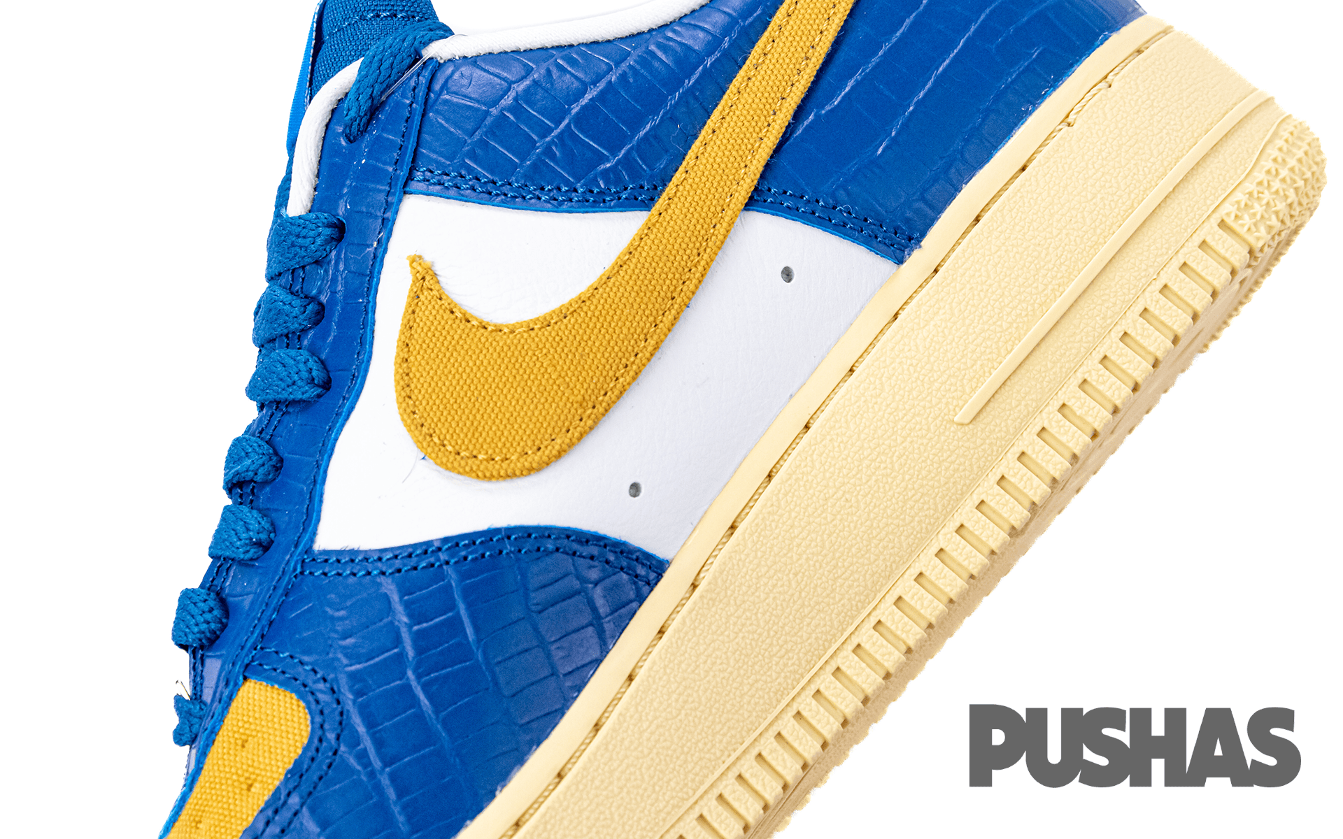 Air Force 1 Low SP x Undefeated '5 On It Blue Yellow Croc' (2021)