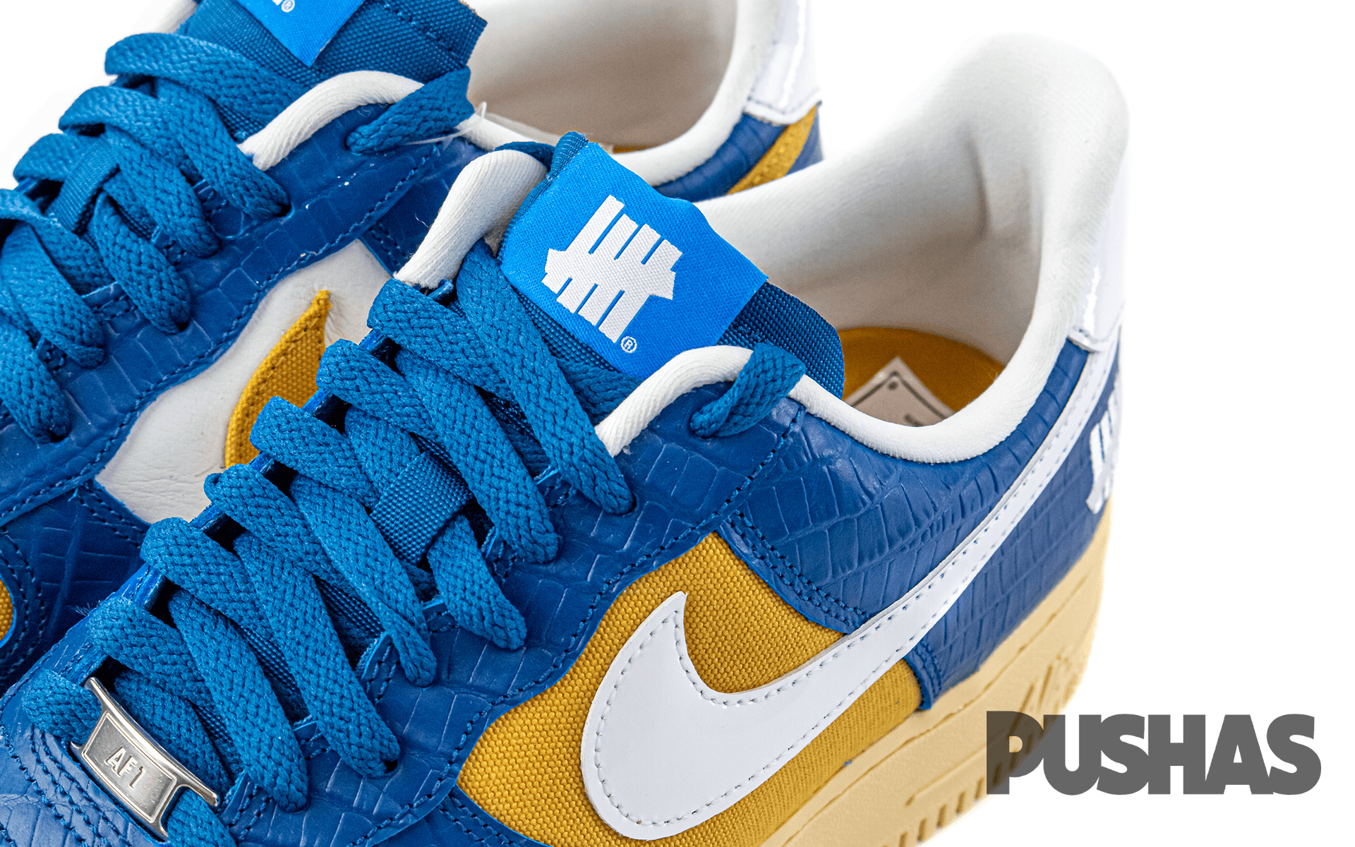 Air Force 1 Low SP x Undefeated '5 On It Blue Yellow Croc' (2021)