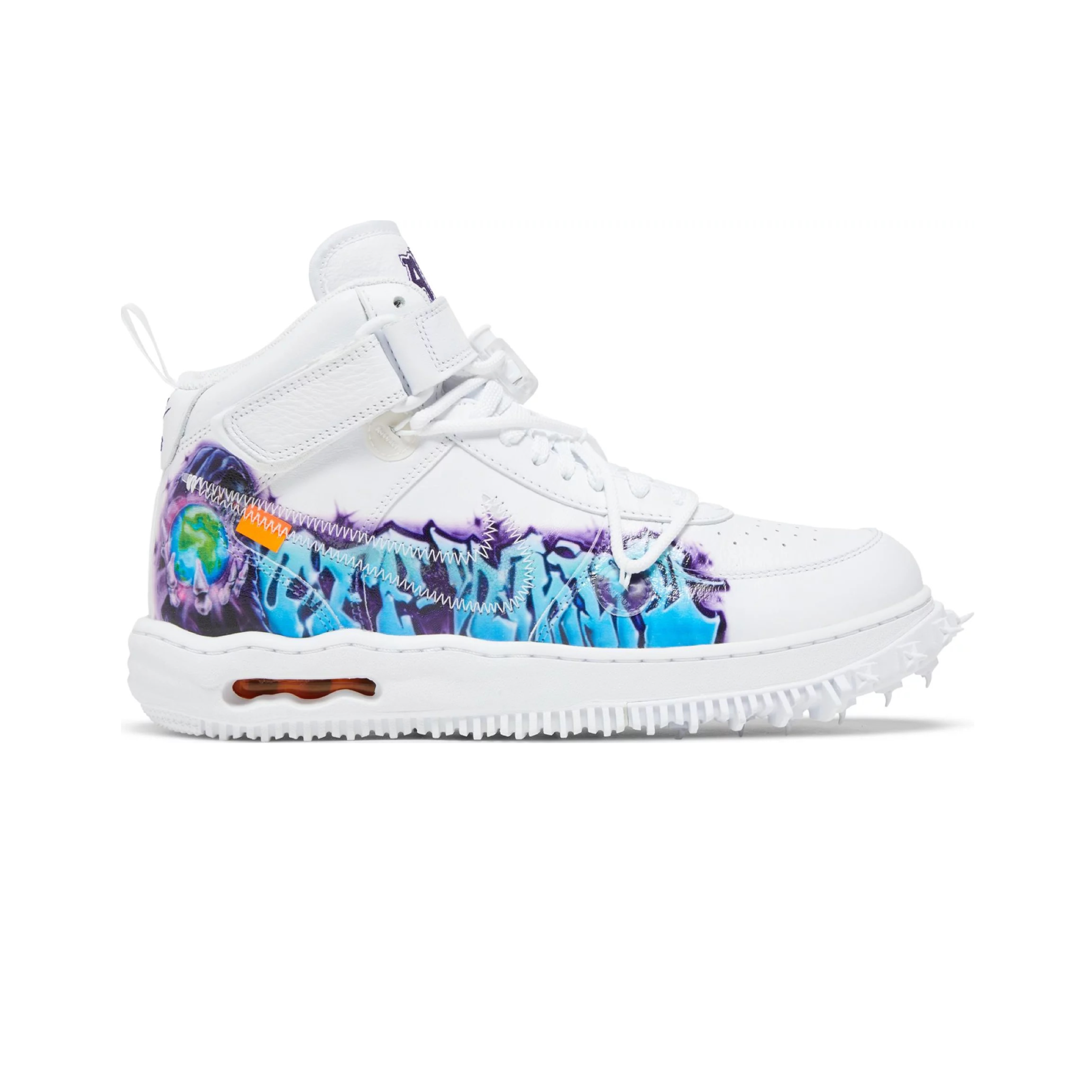 Air Force 1 Mid Off-White Graffiti White (5MX)