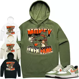 Air Force 1 Oil Green Hoodie to Match - CELADON MOF