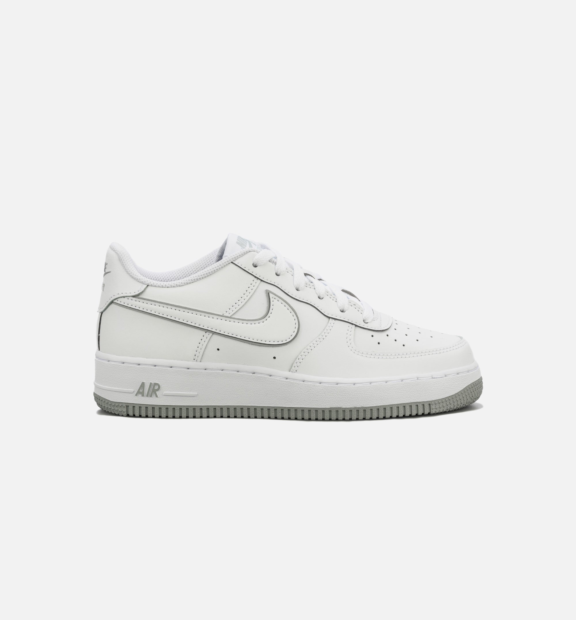 Air Force 1 Wolf Grey Grade School Lifestyle Shoe - White/Grey