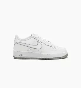 Air Force 1 Wolf Grey Grade School Lifestyle Shoe - White/Grey