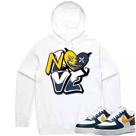 Air Force One Michigan AF1 Hoodie to Match - MICHIGAN NO LOVE BAWS