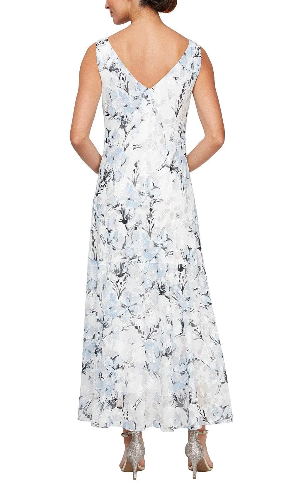 Alex Evenings 8175929 - Sleeveless Floral Formal Dress