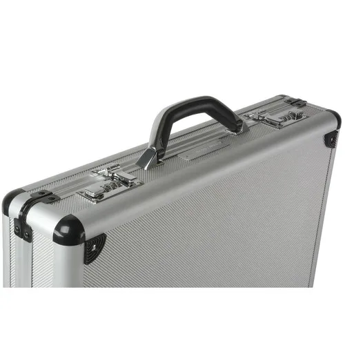 Alpine Swiss Aluminum Attache Case Padded Laptop Briefcase Combo Lock Hard Sided