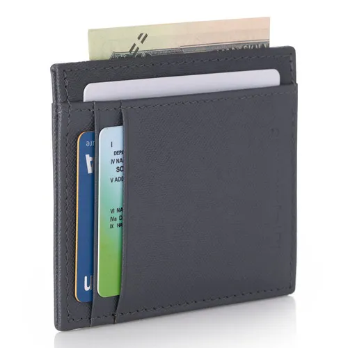 Alpine Swiss RFID Front Pocket Wallet ID Card Case