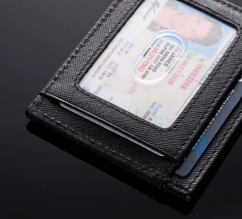 Alpine Swiss RFID Front Pocket Wallet ID Card Case