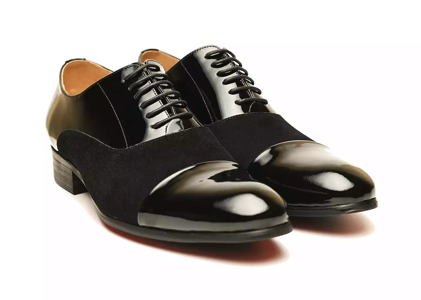 ARIK | Patent Leather & Suede Oxfords