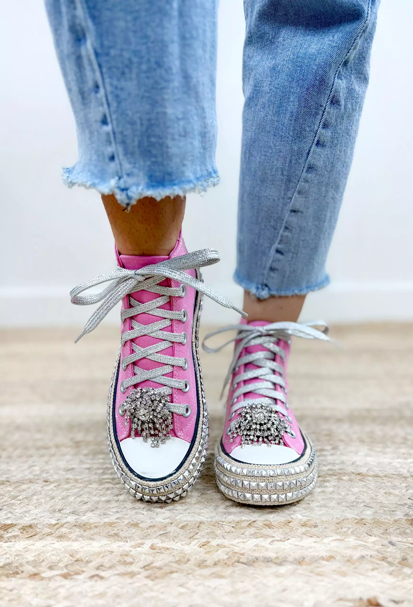 Ash High Top Pink Sneakers