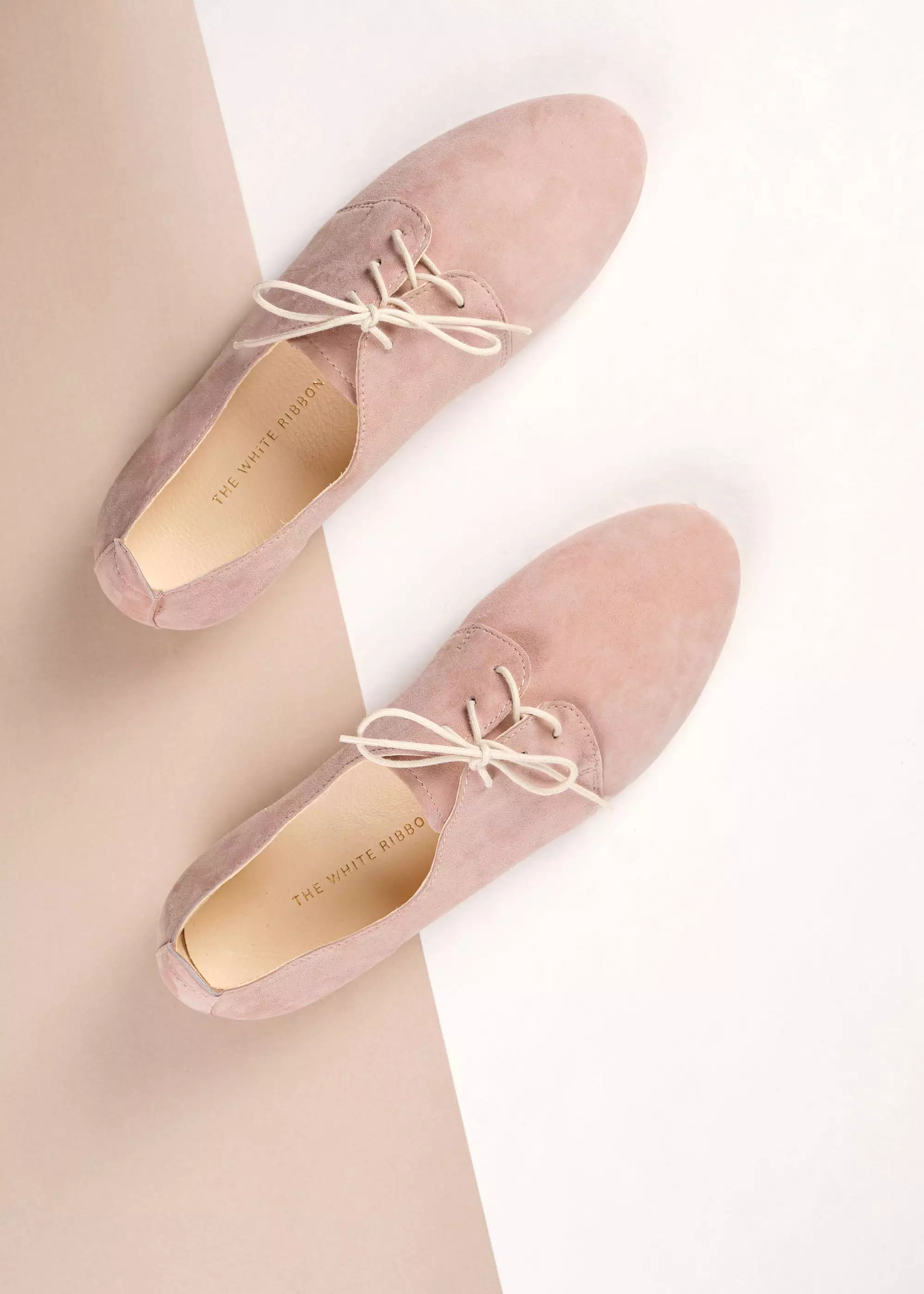 AVA Oxford Shoes - Blush Nubuck