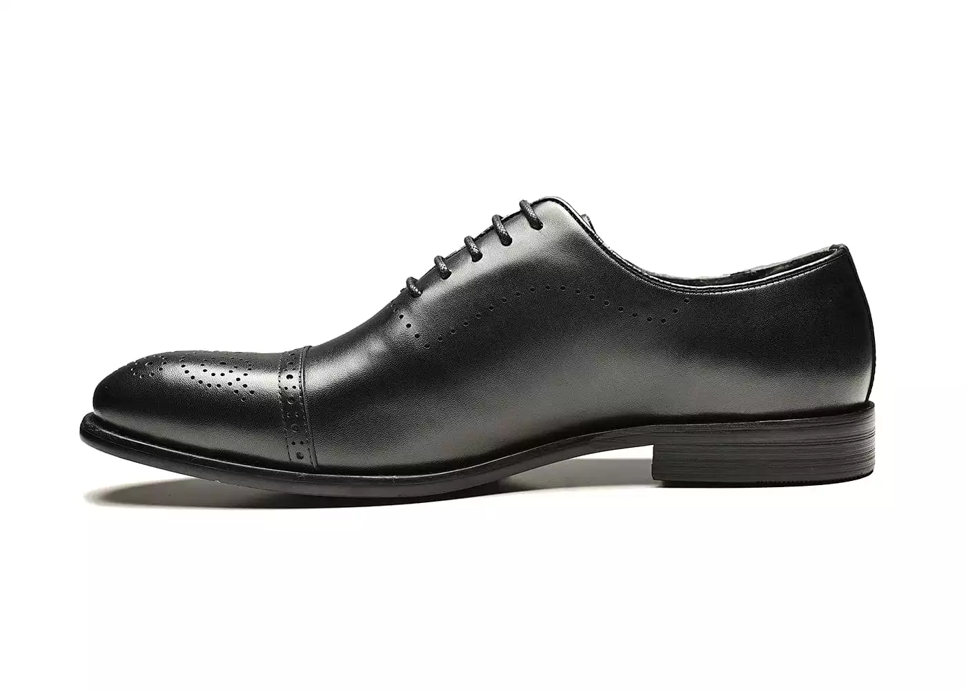 BENEDICT | Black Brogue Oxfords