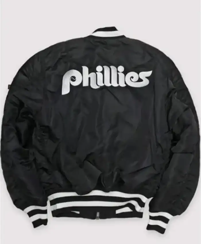 Black Philadelphia Phillies Jacket - William Jacket