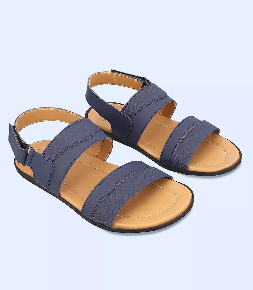 BM4830-BLUE-Men Casual Sandal