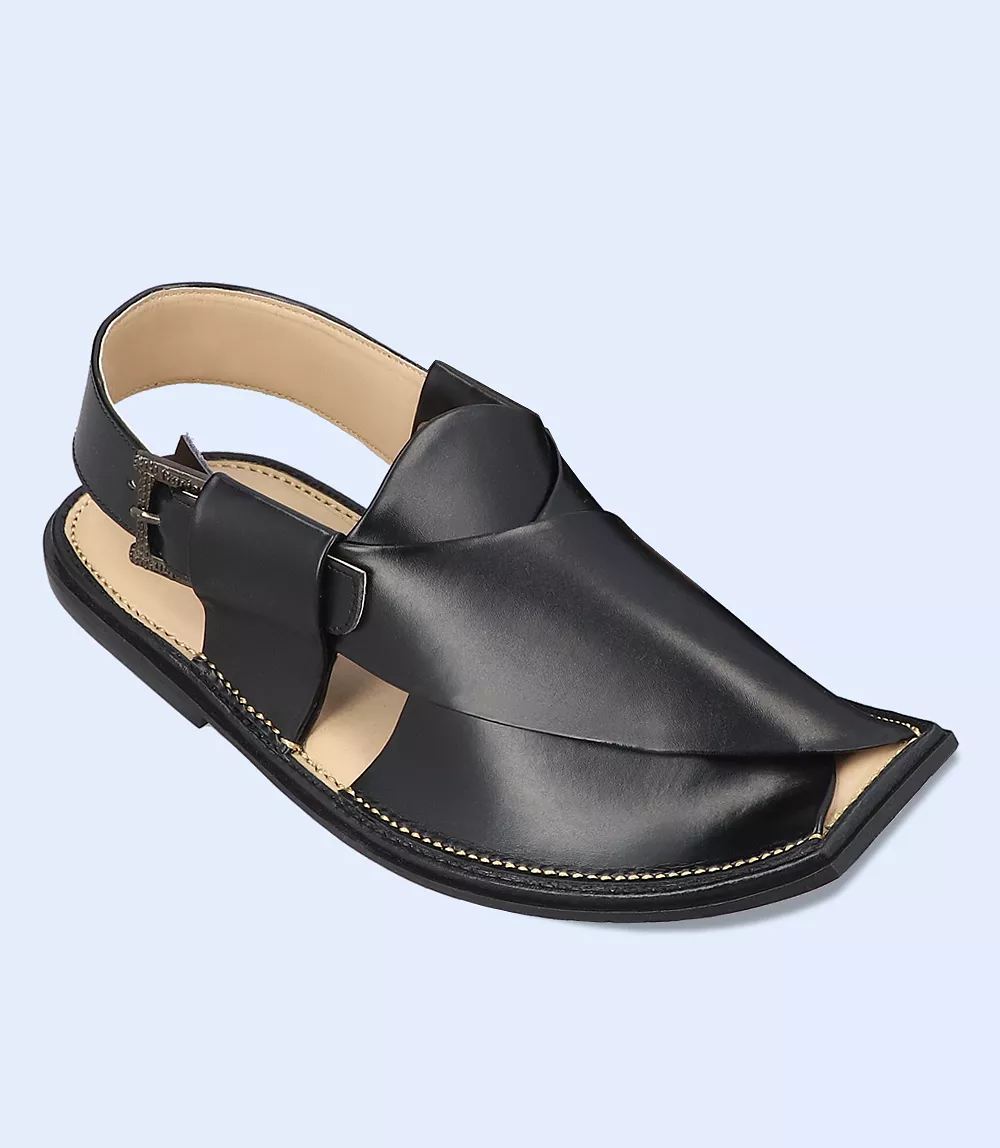 BM5503-BLACK-Men Casual Sandal