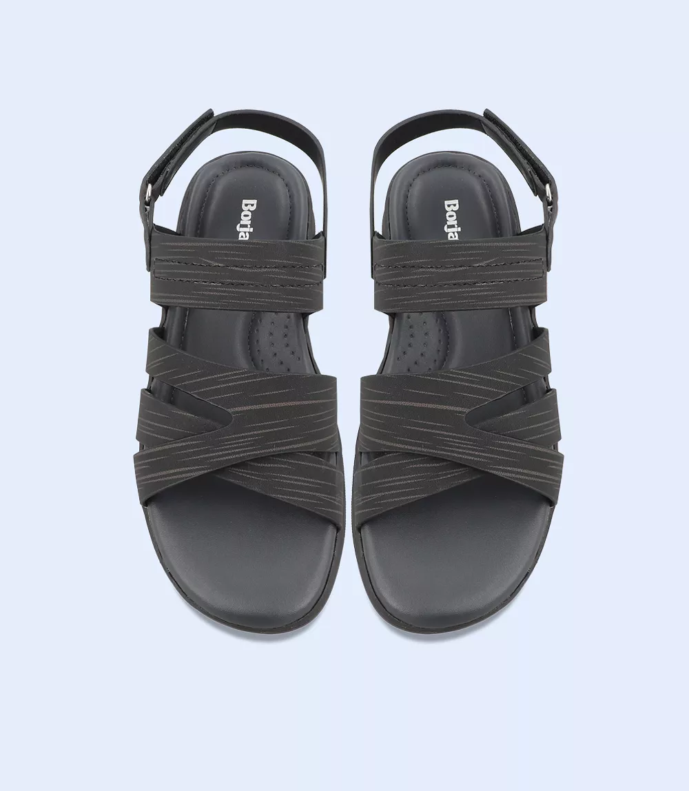 BM5514-BLACK-Men Sandal