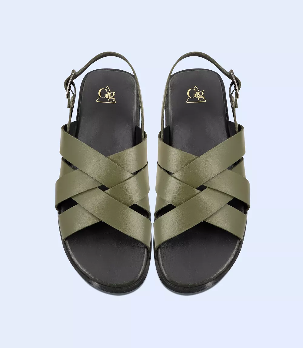 BM5590-OLIVE-Men Sandal