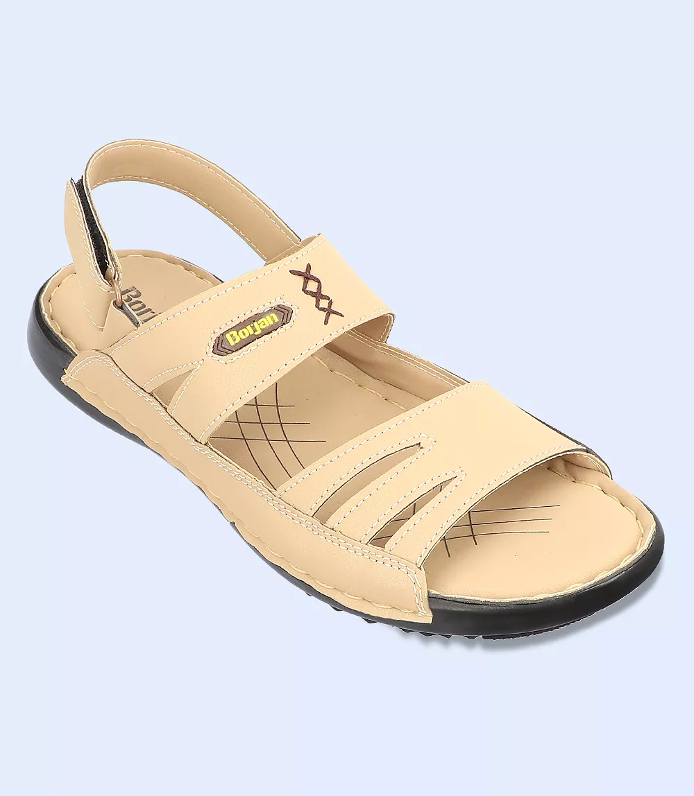 BM5684-BEIGE-Men Sandal