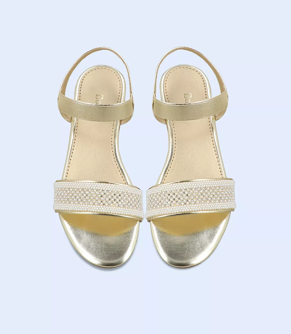 BW9477-GOLD PEARL-Women Casual Sandal