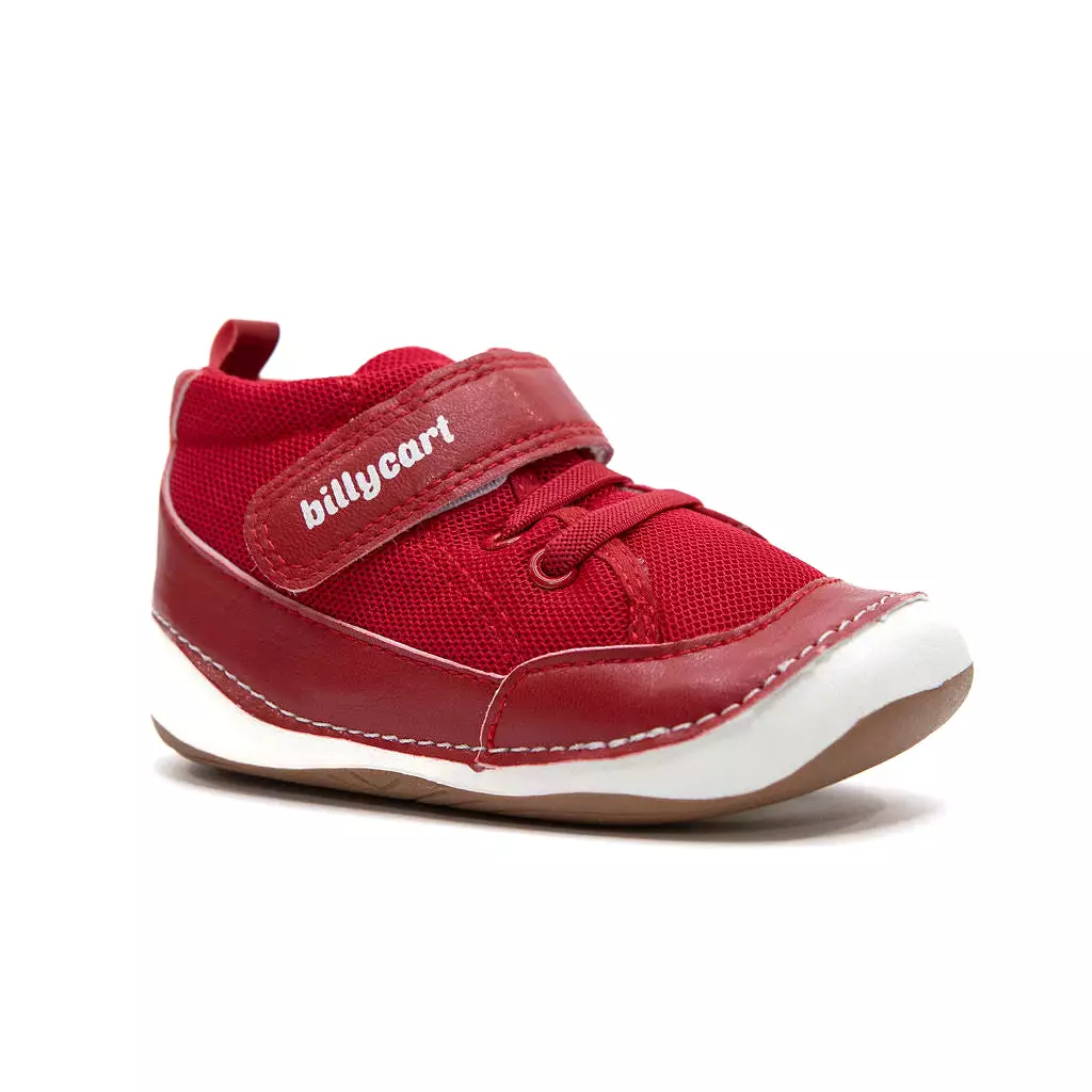 CHICAGO red baby and toddler high-top sneakers