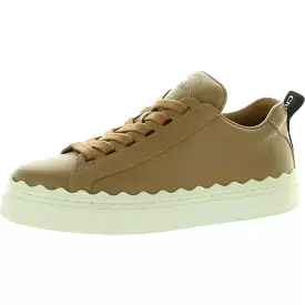 Chloe Womens Leather Platform Casual and Fashion Sneakers