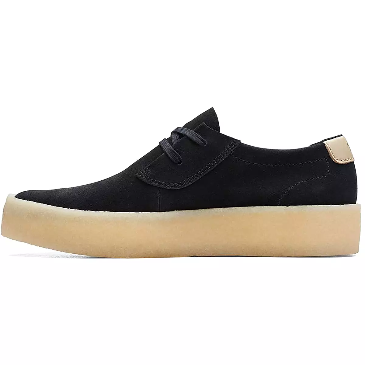 Clarks Mens Ashcott Cup Suede Lifestyle Casual And Fashion Sneakers