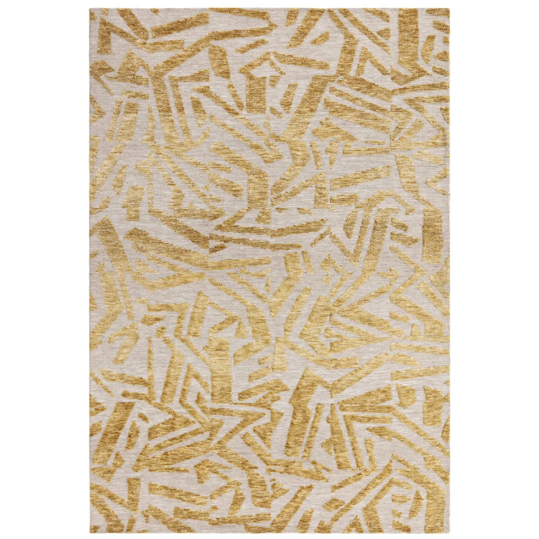 Clemones Scatter Yellow Area Rug