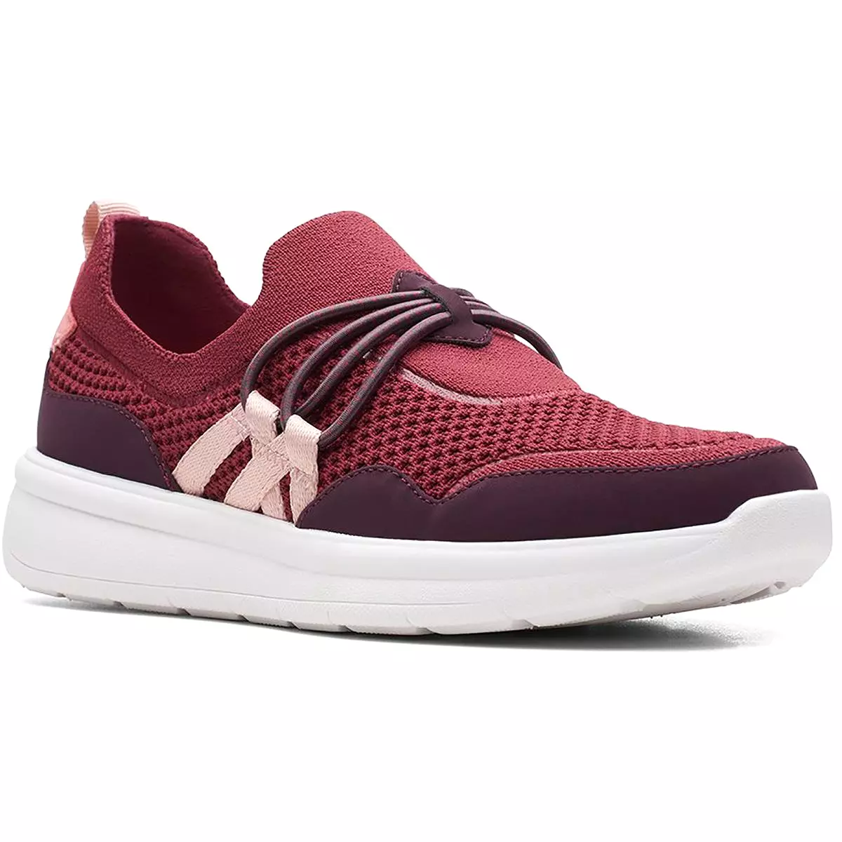 Cloudsteppers by Clarks Womens Ezera Run Knit Casual And Fashion Sneakers