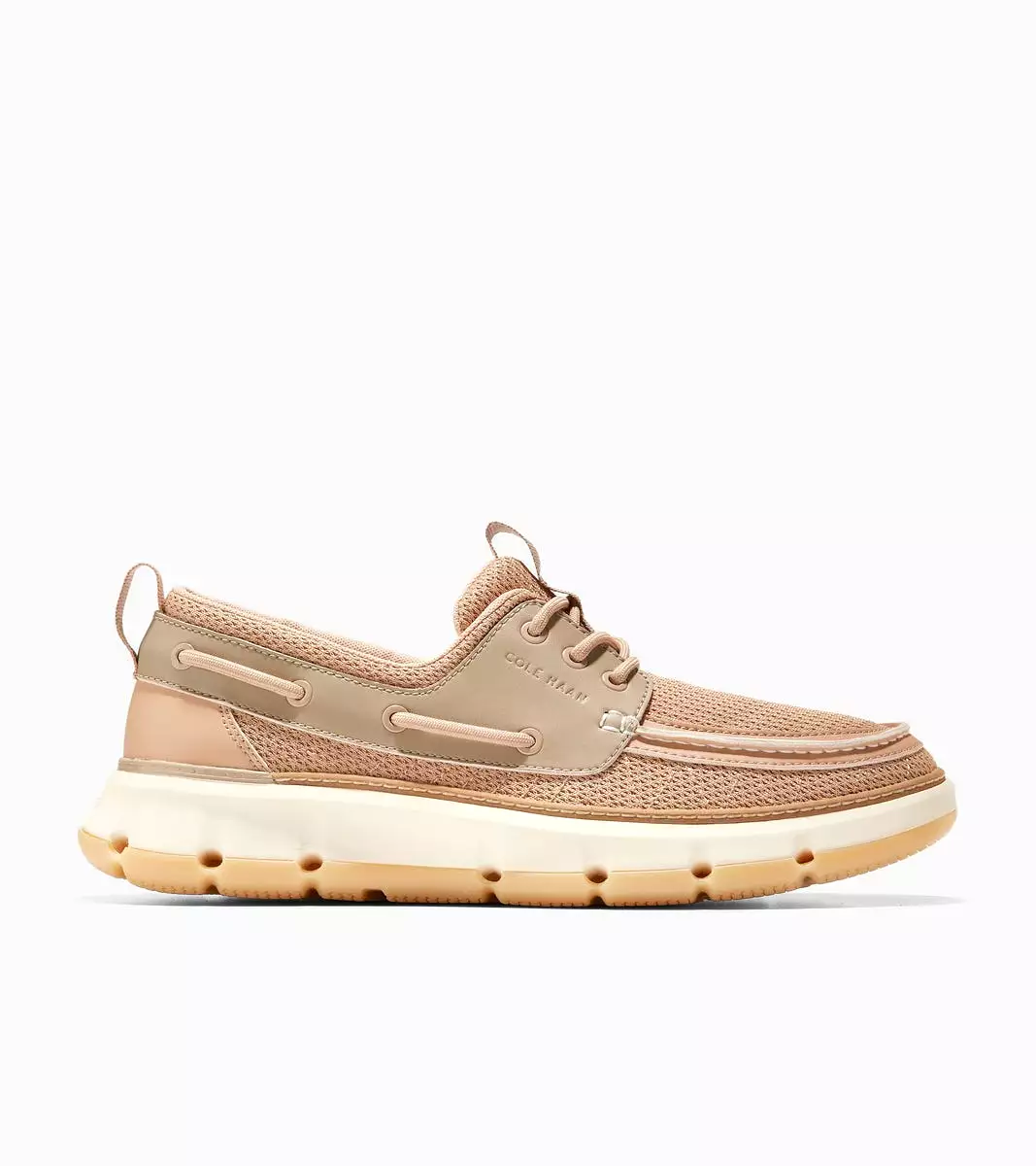 Cole Haan 4.Zerogrand Regatta Bleached Tan/Ivory Slip On Low Top Flat Sneakers