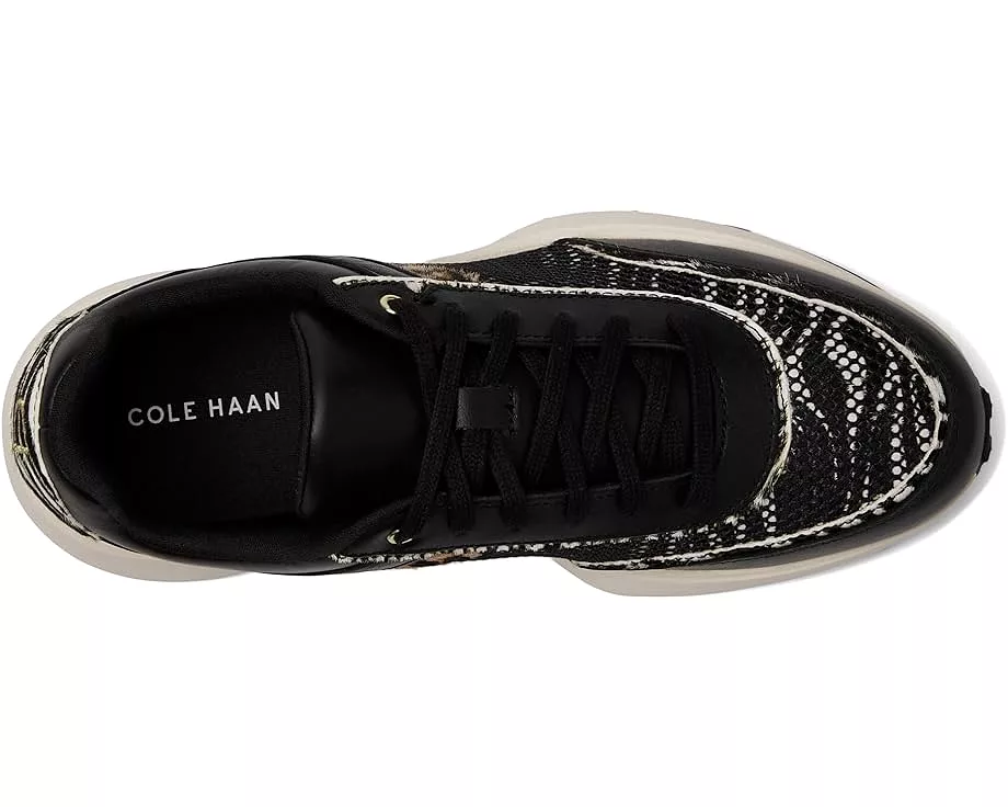 Cole Haan Grandpro Wellsley Runner Black/Safari Print/Ivory Low Top Sneakers