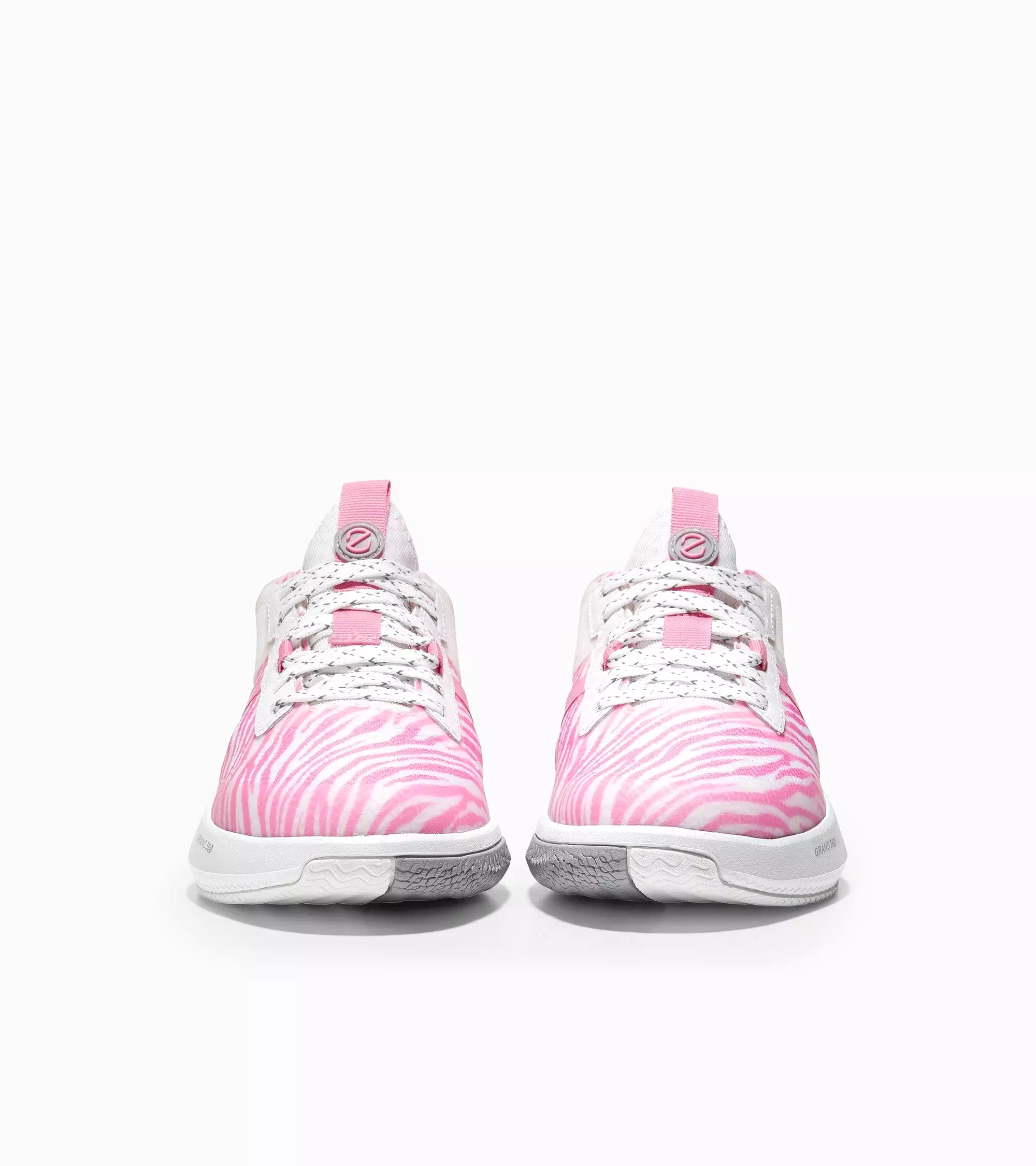 Cole Haan Zerogrand Winner Tennis Tropical Pink Zebra Lace Up Low Top Sneakers