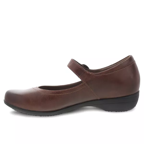 Dansko Women's Fawna Chestnut Burnished Calf