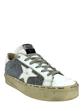 Golden Goose Superstar Metallic Glitter Low-Top Sneakers Size 7