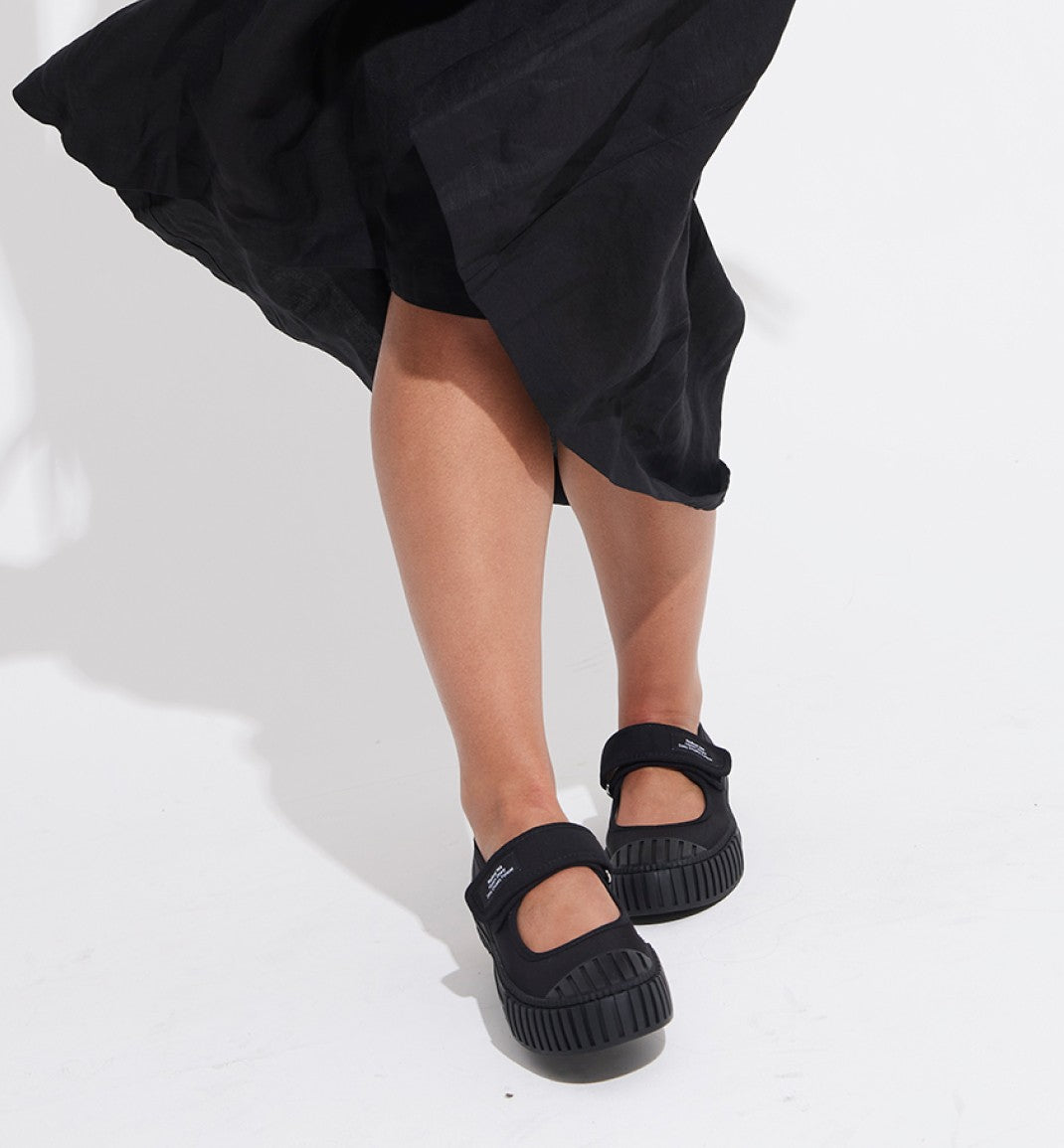 Grace Velcro Mary Jane | Black