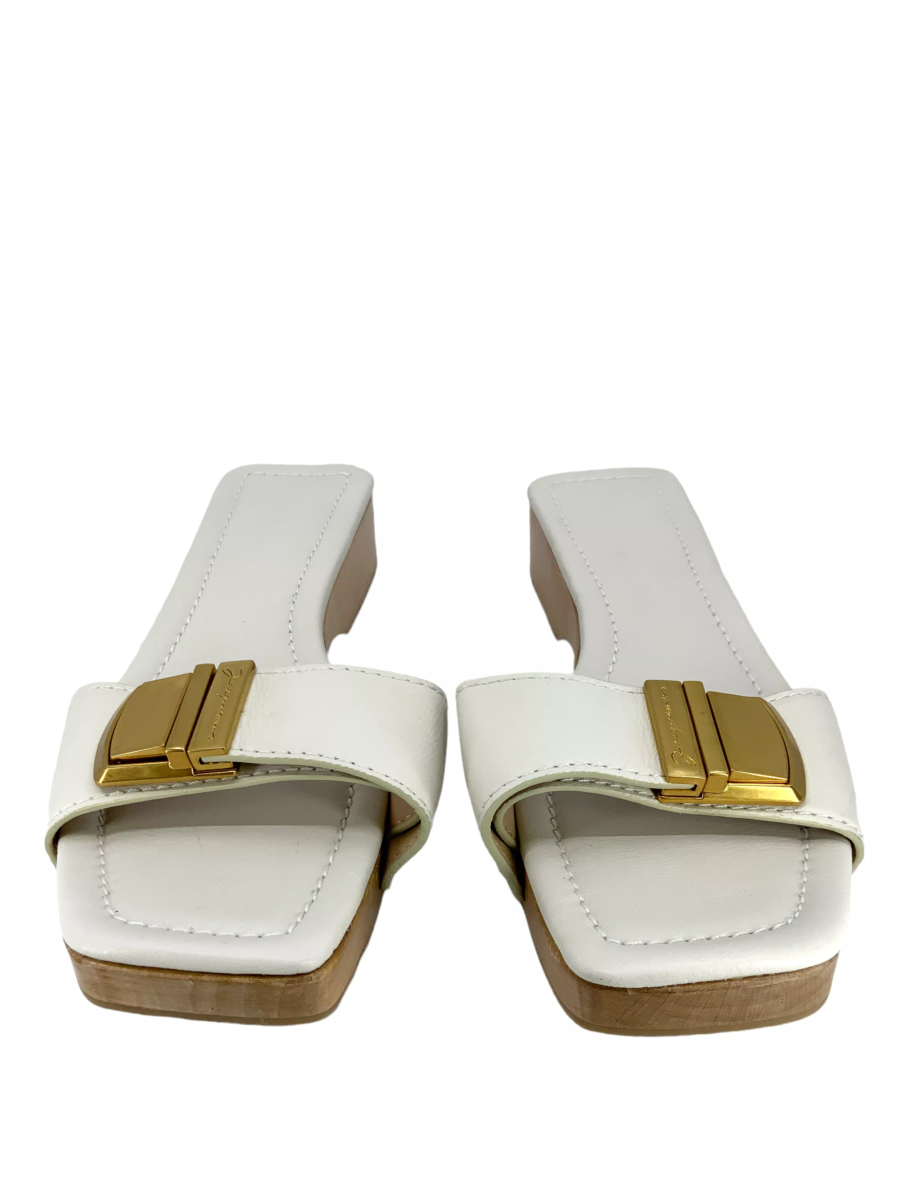 Jacquemus Les Tatanes Leather Slides Sandals Size 9