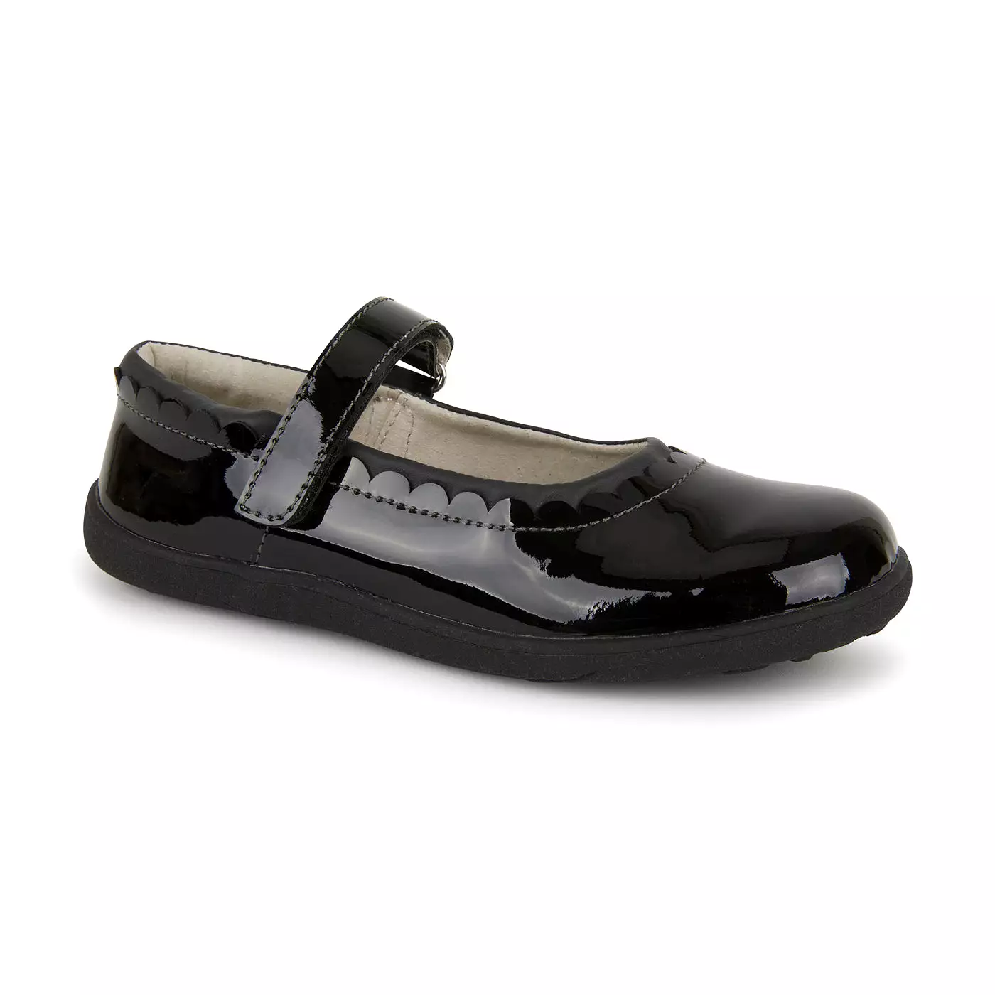 Jane II Kid's Mary Jane Dress Shoe - Black Patent