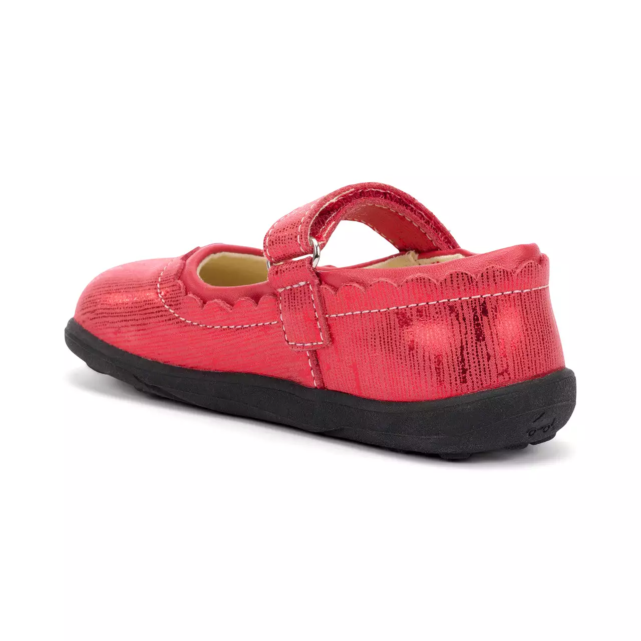 Jane II Kid's Mary Jane Dress Shoe - Red Metallic