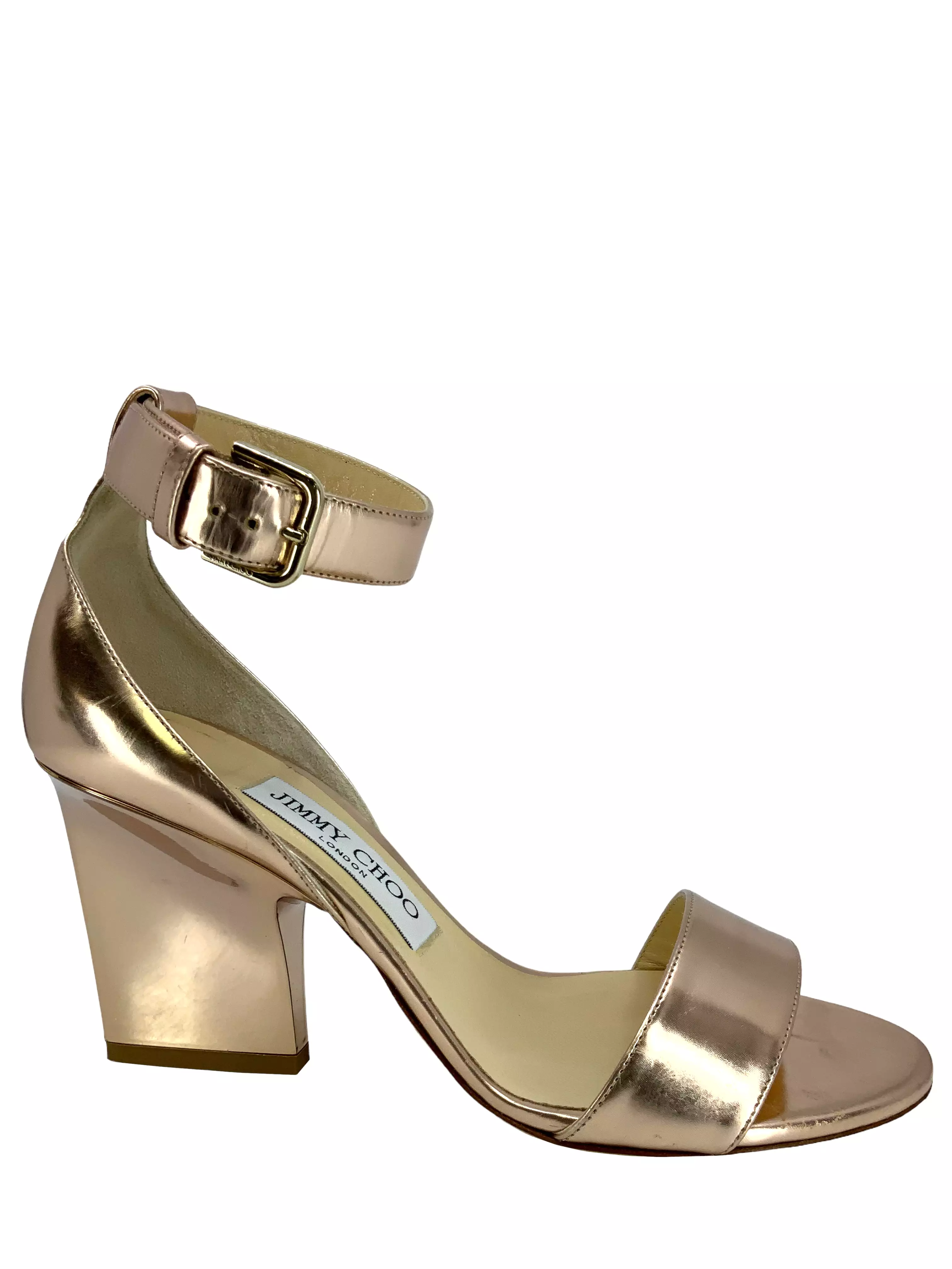 Jimmy Choo Edina 85 Ankle Strap Sandals Size 6.5