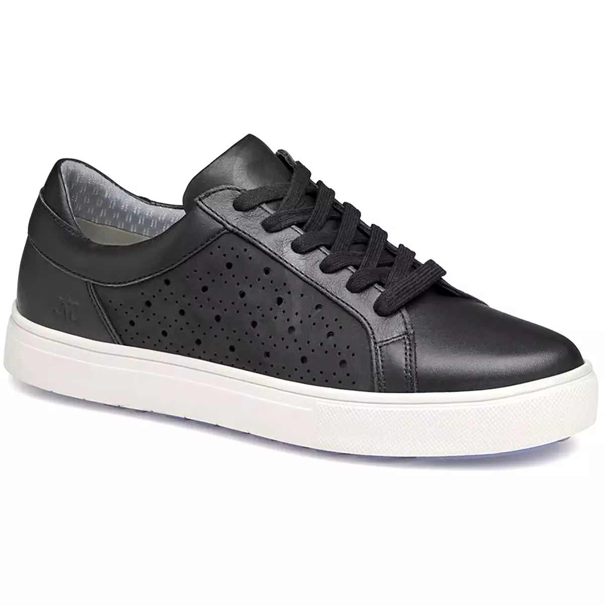 Johnston & Murphy Womens Madison Faux Leather Casual And Fashion Sneakers