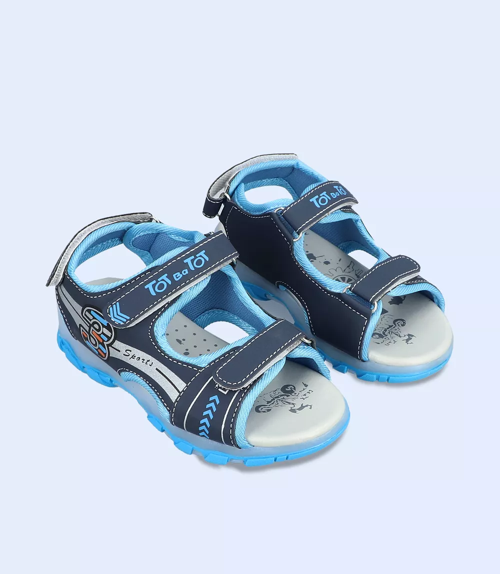 KB0155-NAVY-Boys sandal